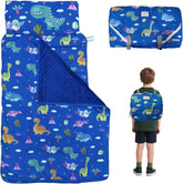 Googgoing | 3-in-1 Toddler Nap Mat – Portable Sleeping Bag with Removable Pillow & Plush Blanket