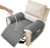 MEHIDFY Sofa arm cover organizer waterproof 3 pocket Grey