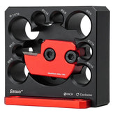 AmaCielo right angle attachment for drill tool with multiple drill guide hole sizes and aluminum alloy construction