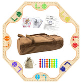 MygikAct | Wooden Marbles and Jokers Board Game Set