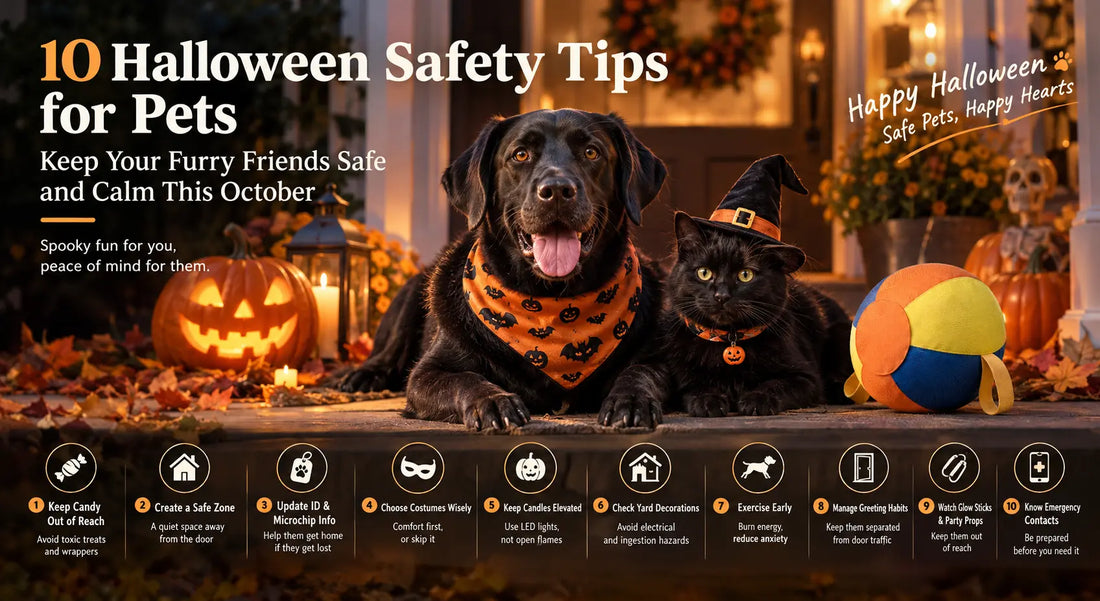10 Halloween Safety Tips for Pets: Keep Your Furry Friends Safe and Calm This October