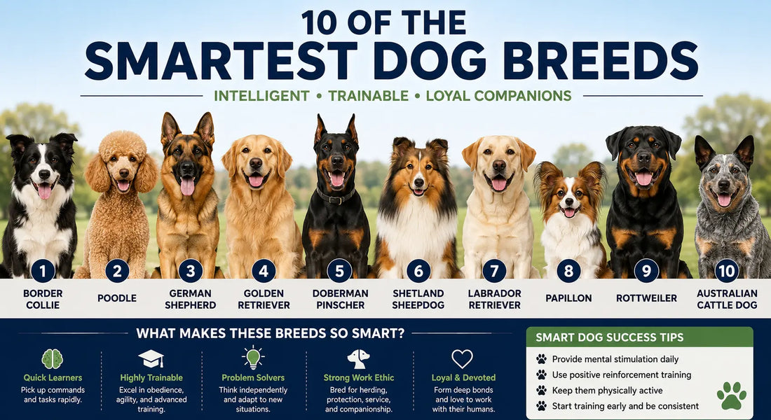 10 of the Smartest Dog Breeds: Intelligence, Training Tips & Breed Traits