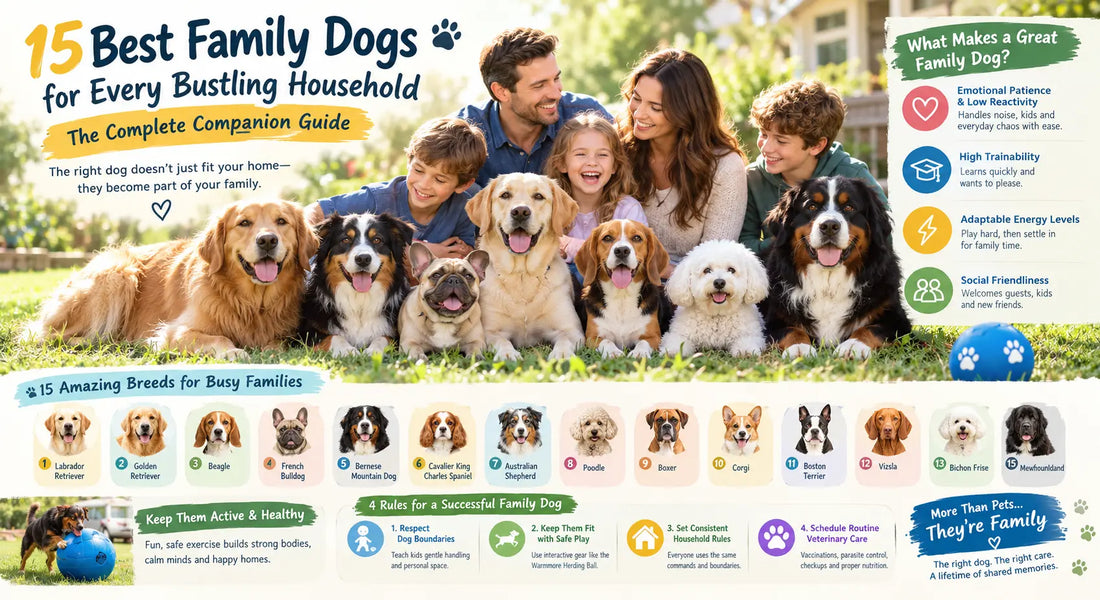 15 Best Family Dogs for Every Bustling Household: The Complete Companion Guide