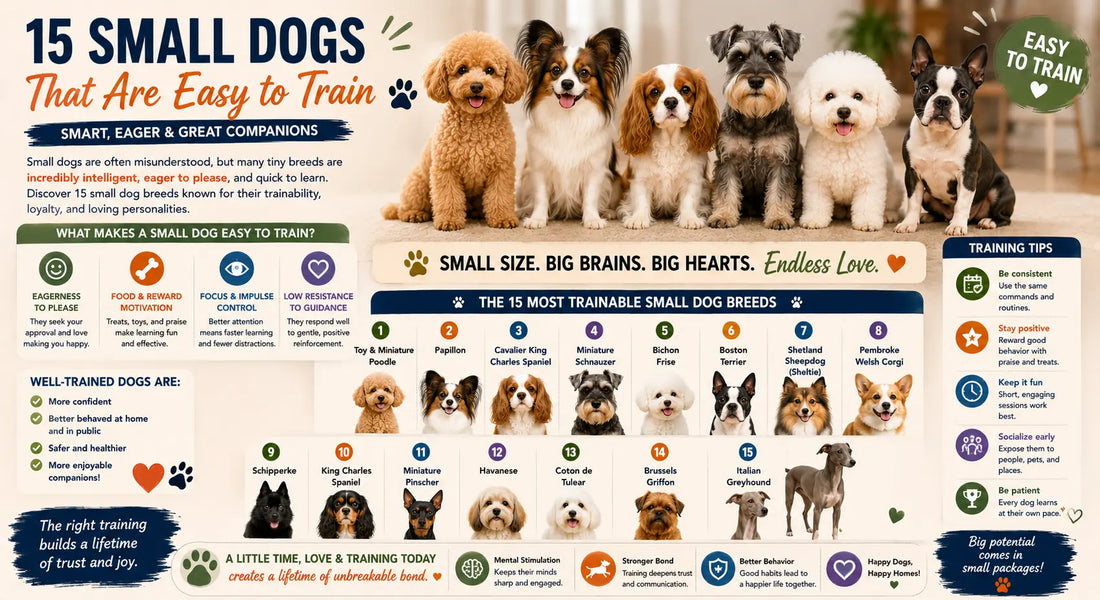 15 Small Dogs That Are Easy to Train: Breeds, Temperaments, and Expert Tips