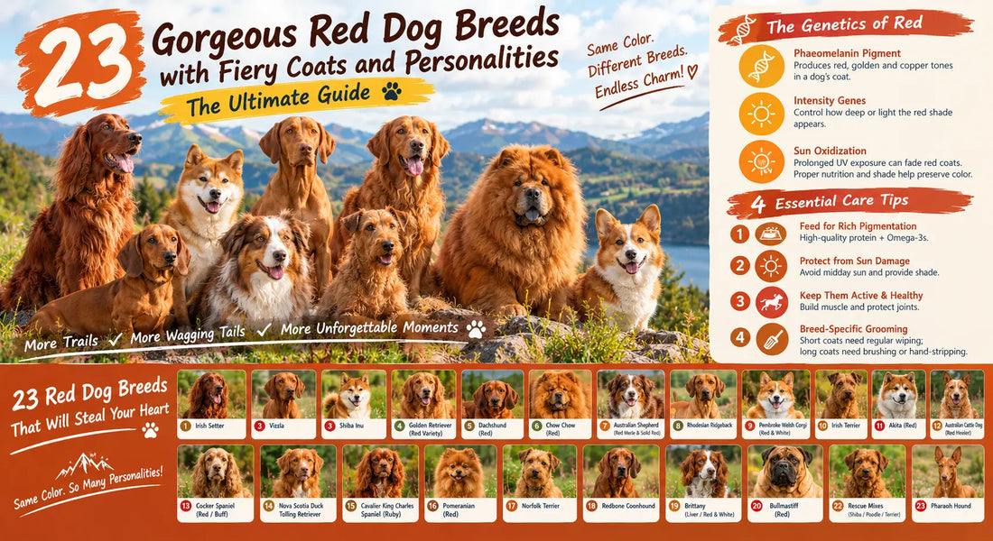 23 Gorgeous Red Dog Breeds with Fiery Coats and Personalities: The Ultimate Guide