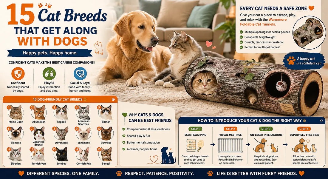 15 Cat Breeds That Get Along With Dogs: The Ultimate Multi-Pet Guide