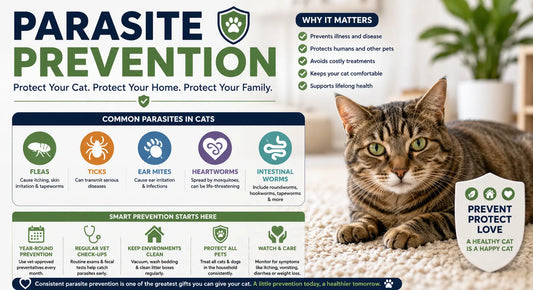 Parasite Prevention in Cats: The Complete Guide to Protecting Your Cat from Fleas, Ticks, Worms, and Other Parasites