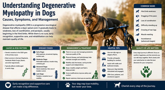 Understanding Degenerative Myelopathy in Dogs: Causes, Symptoms, and Management