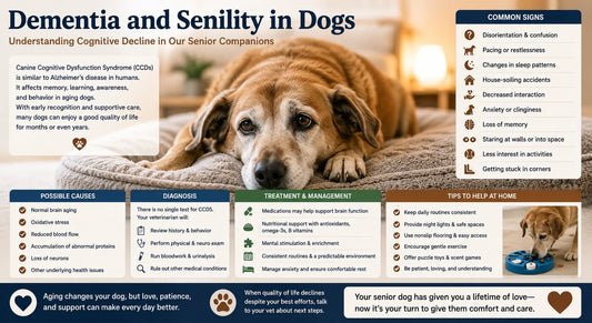 Dementia and Senility in Dogs: Signs, Causes, Treatment, and How to Help Aging Dogs