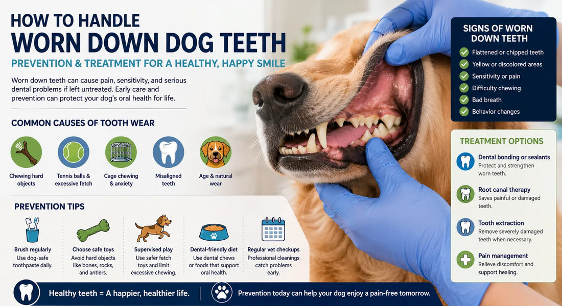 How to Handle Worn Down Dog Teeth: Prevention, Treatment & Long-Term Dental Care Guide