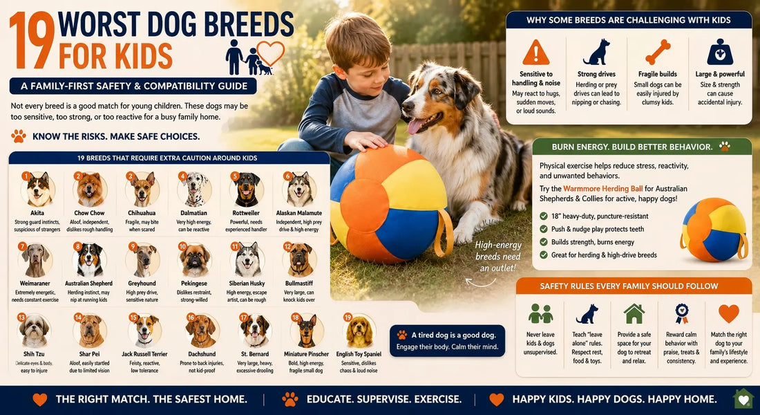 19 Worst Dog Breeds for Kids: A Family-First Safety and Compatibility Guide
