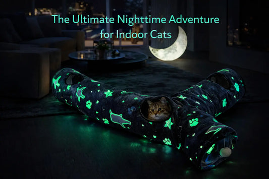 Chasing Moonlight: Why the Glow-in-the-Dark Cat Tunnel is a Game-Changer for Nighttime Play