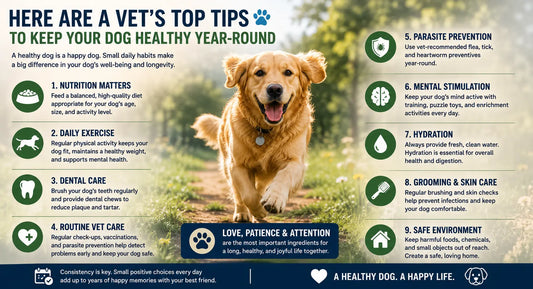 Here Are a Vet’s Top Tips To Keep Your Dog Healthy Year-Round