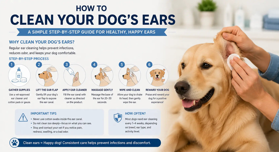 How to Clean Your Dog's Ears: Step-by-Step Guide for Healthy Canine Ears