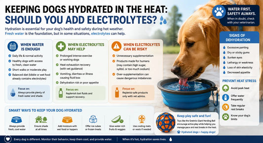 Keeping Dogs Hydrated in the Heat: Should You Add Electrolytes? A Complete Guide for Pet Owners