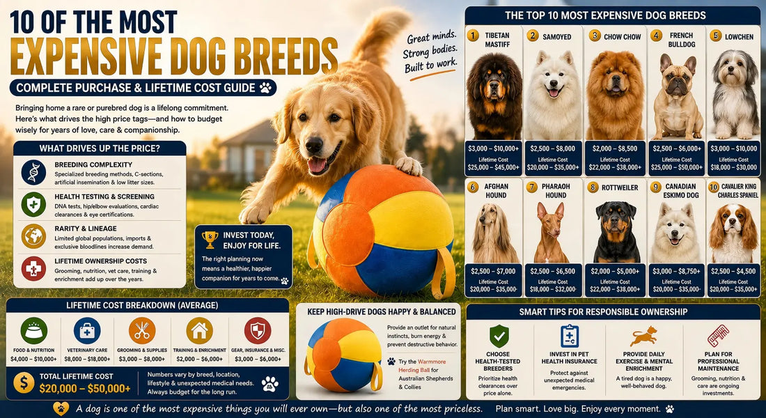 10 of the Most Expensive Dog Breeds: Complete Purchase & Lifetime Cost Guide