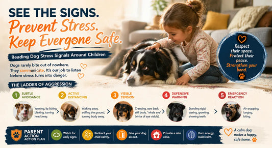 The Dog Stress Signals Parents Often Miss: A Complete Family Safety Guide