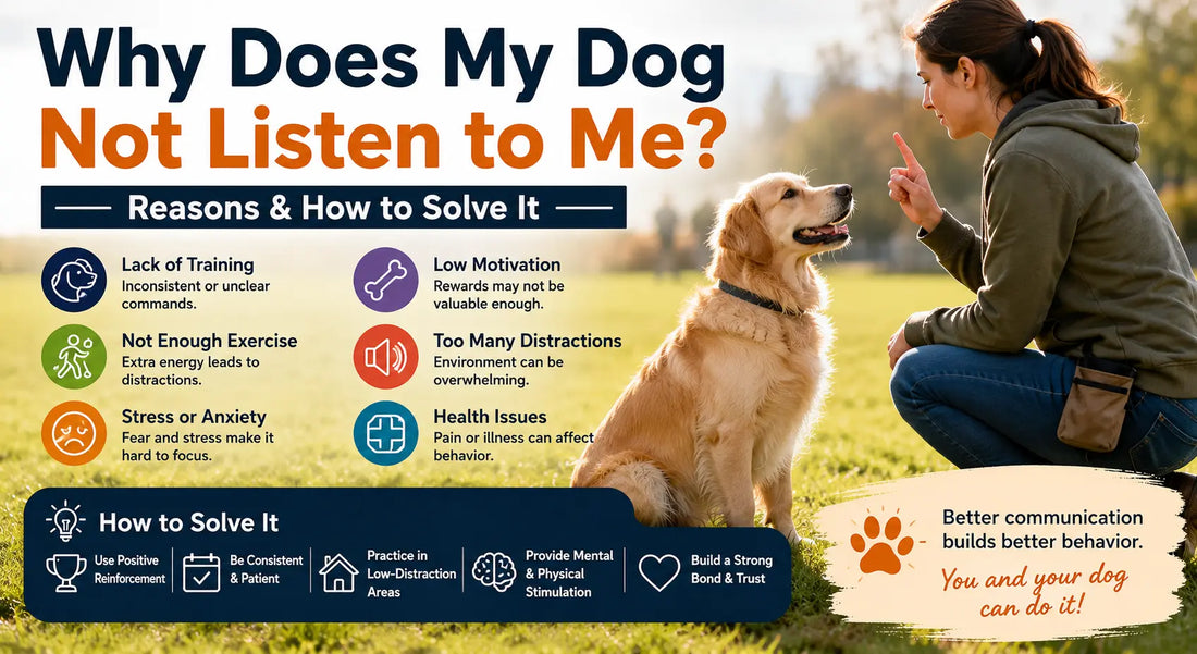 Why Does My Dog Not Listen to Me? Reasons & How to Solve It