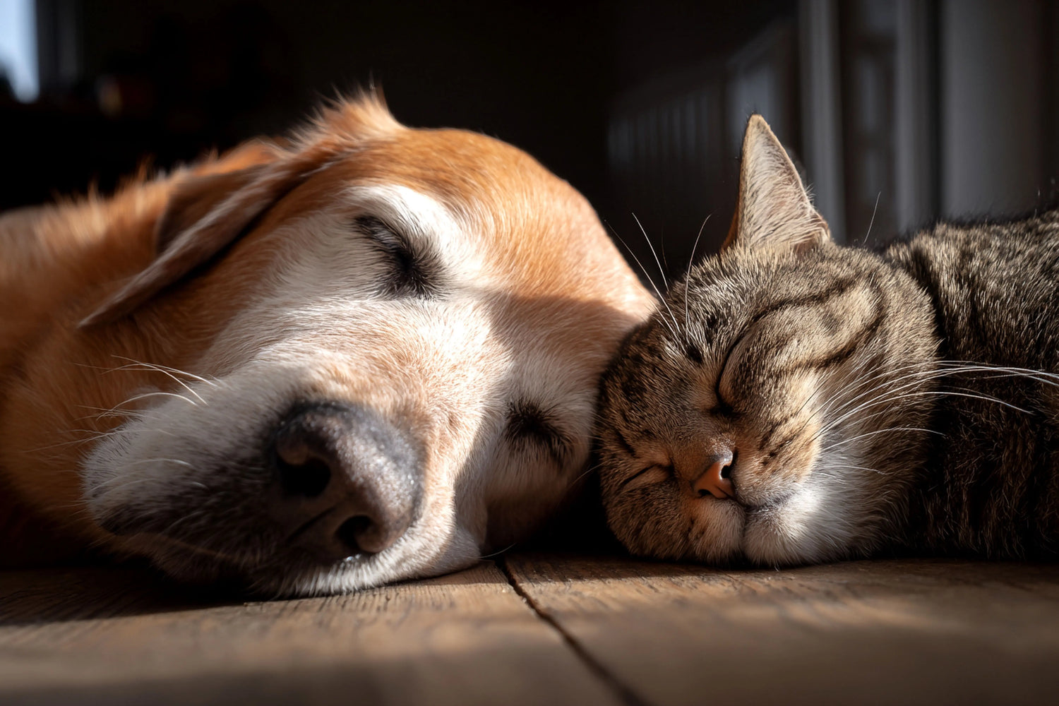Proven bestsellers collection featuring cozy pet products inspired by a sleeping dog and cat together