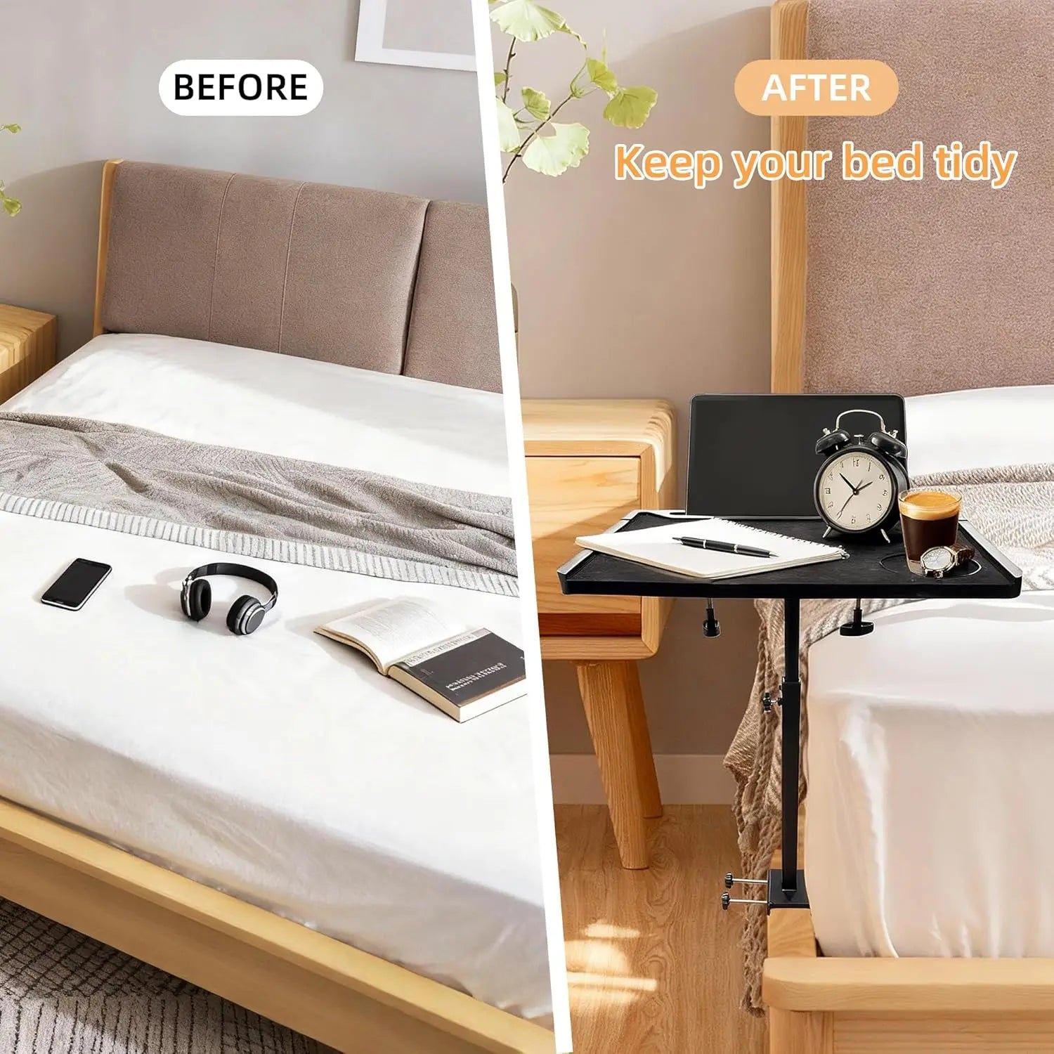 Bedside-phone-holder-with-charging-cable-slot-organizer