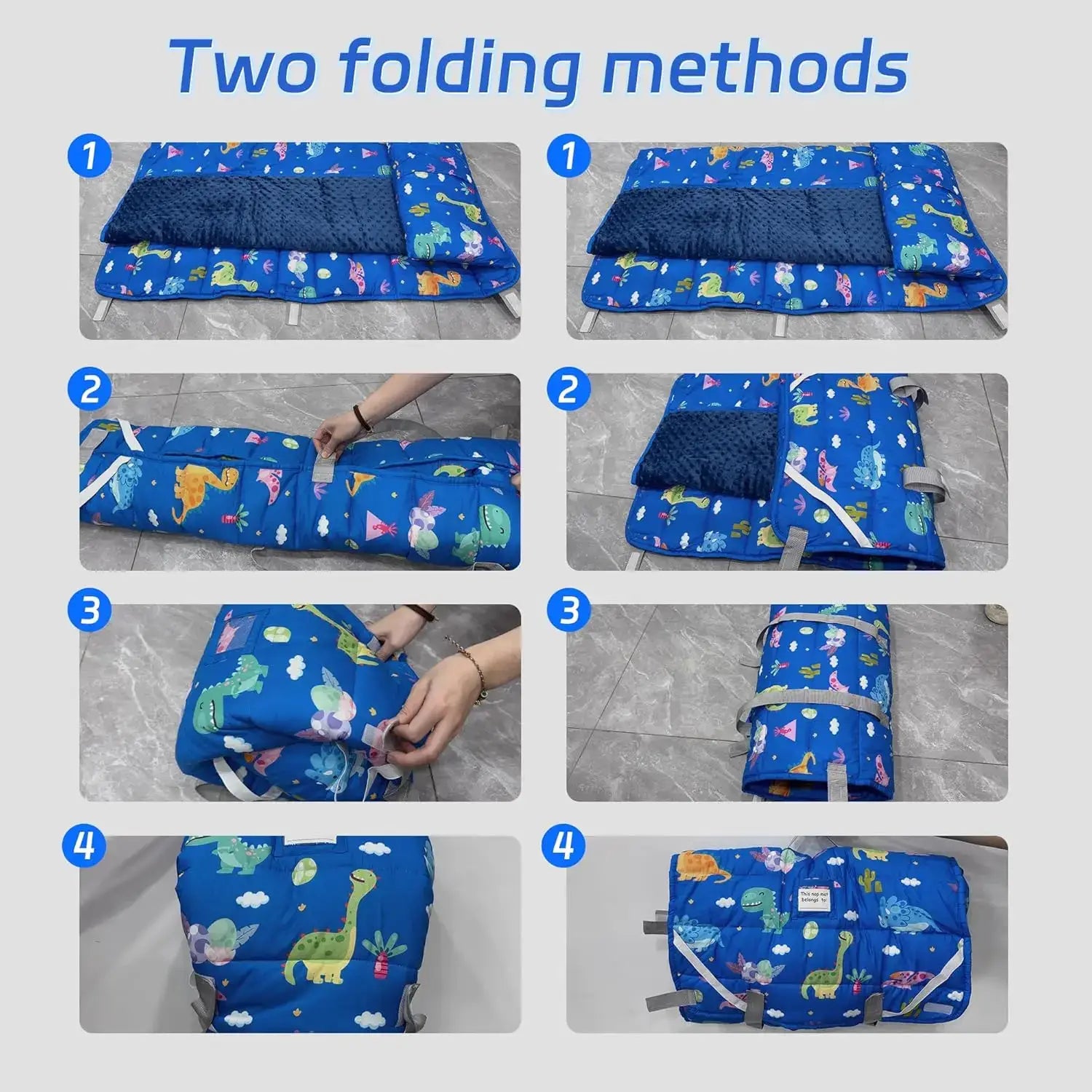 Googgoing | 3-in-1 Toddler Nap Mat – Portable Sleeping Bag with Removable Pillow & Plush Blanket