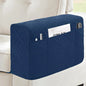 MEHIDFY Dual Recliner Caddy – 2PC Waterproof Arm Covers with Anti-Slip Pockets Blue