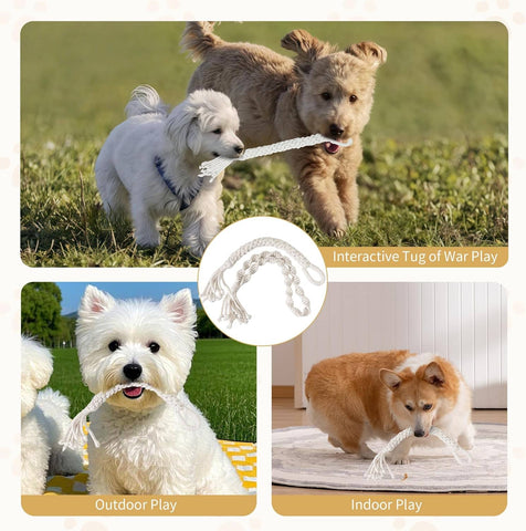 AmaCielo Dog Rope Toys for Aggressive Chewers - Durable Fun