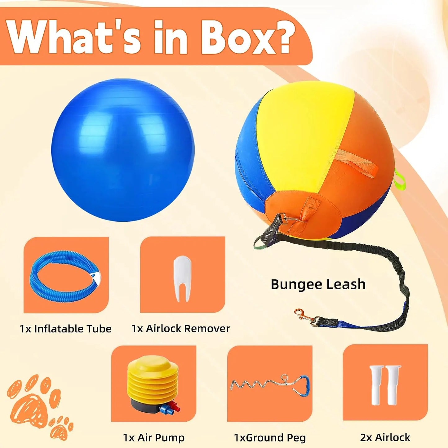 Durable double-layer dog soccer ball for outdoor herding practice
