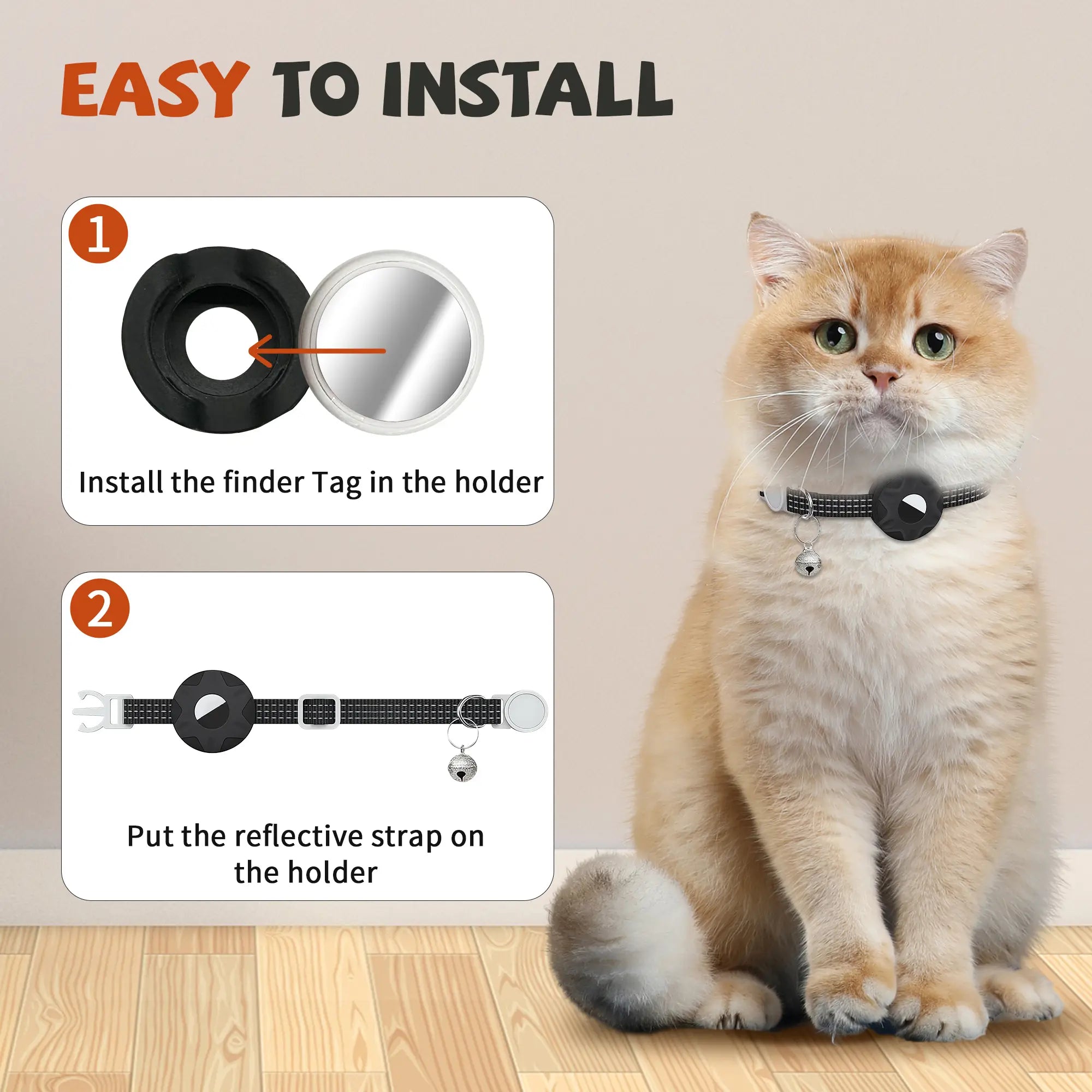 Professional retail box for Gretmix cat tracker collar set