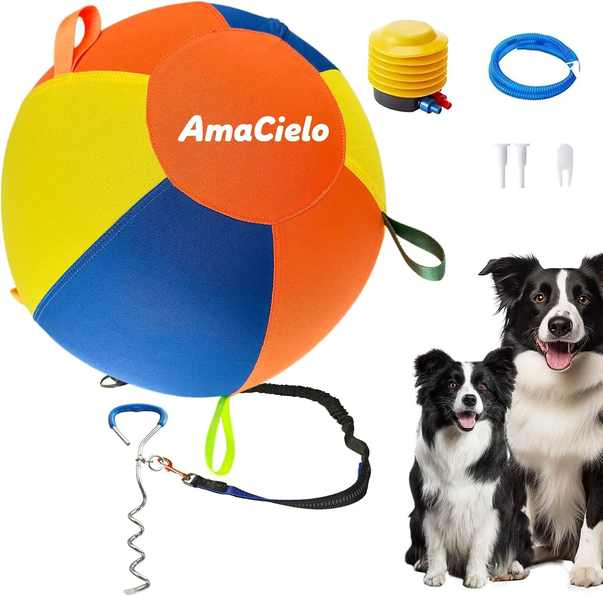 Heavy duty 18 inch herding ball for large aggressive dogs