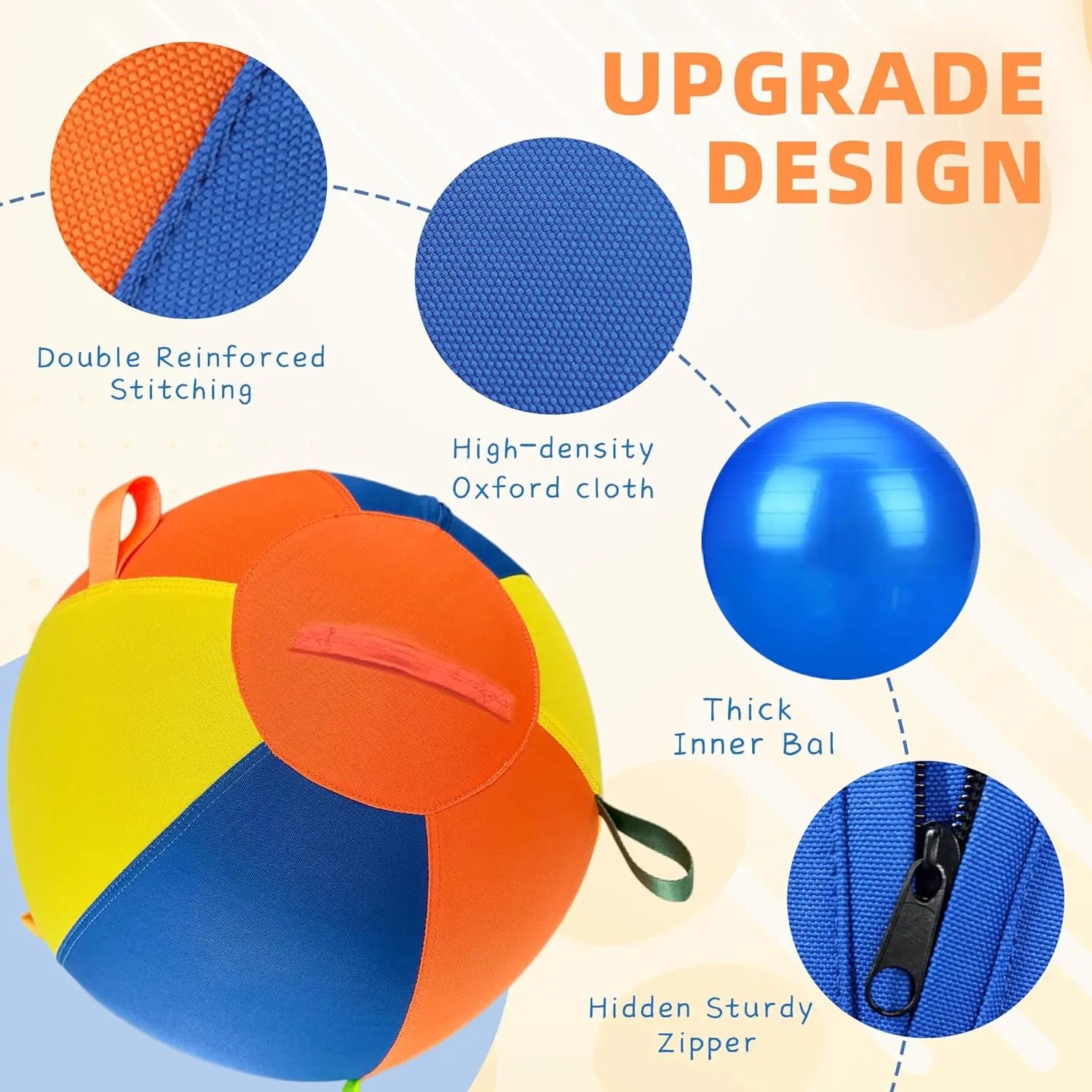 Sturdy herding ball designed for high-energy Australian Shepherds