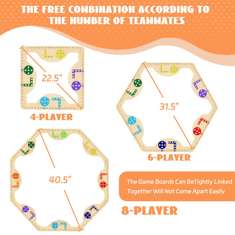 MygikAct | Wooden Marbles and Jokers Board Game Set
