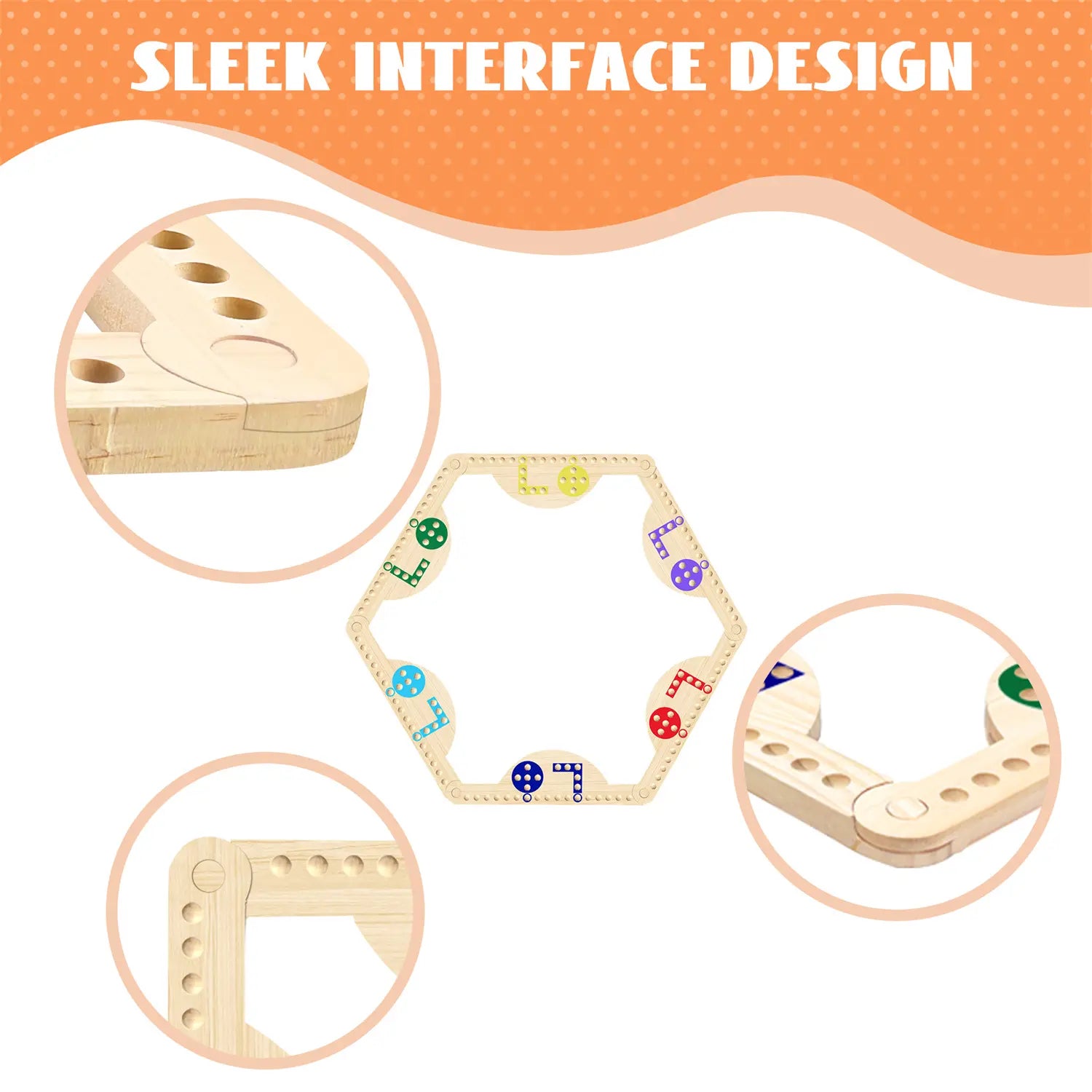 MygikAct | Wooden Marbles and Jokers Board Game Set