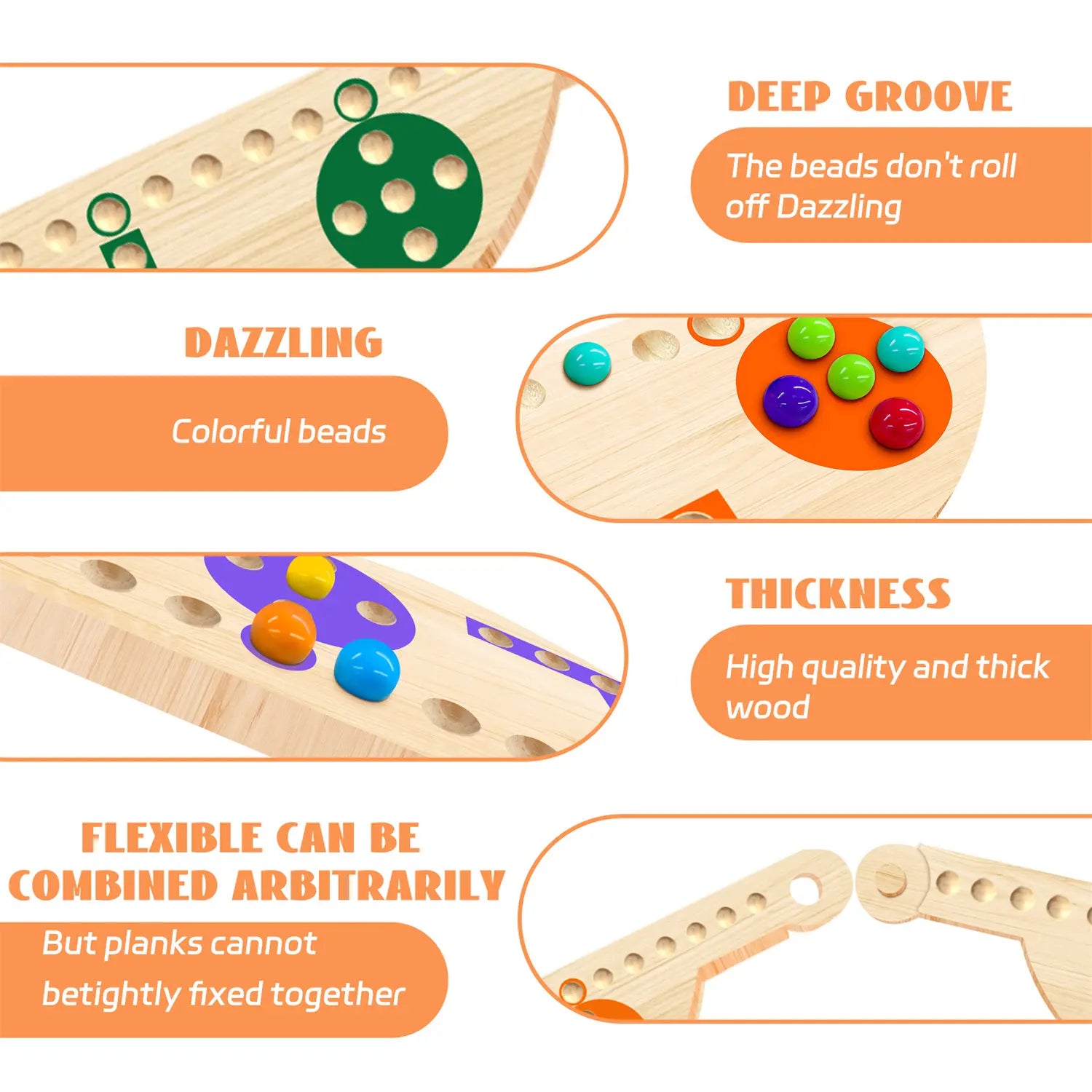 MygikAct | Wooden Marbles and Jokers Board Game Set