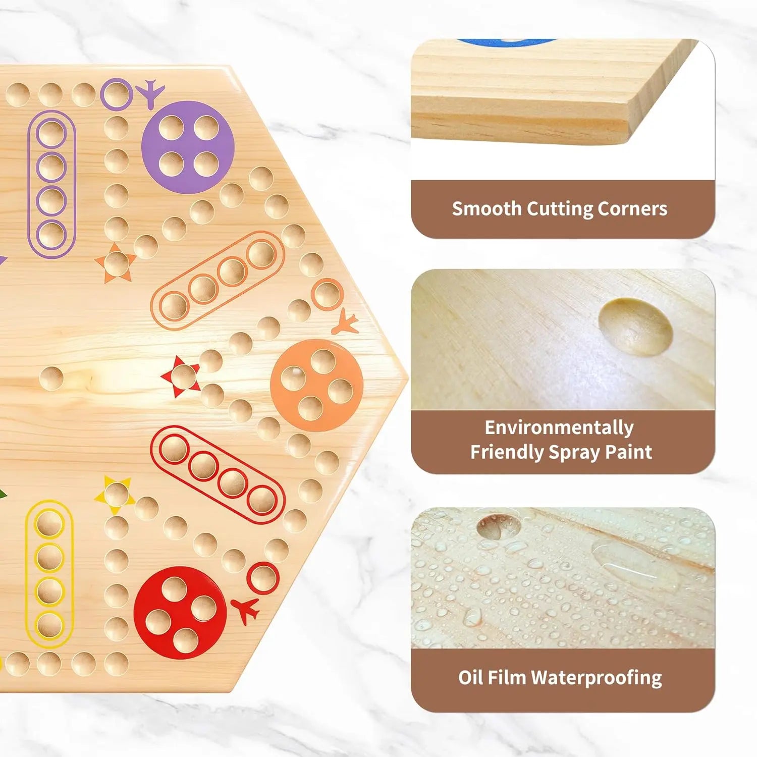 wooden-wall-board-smooth-corners-waterproof-finish-details - Warmmore Inc.
